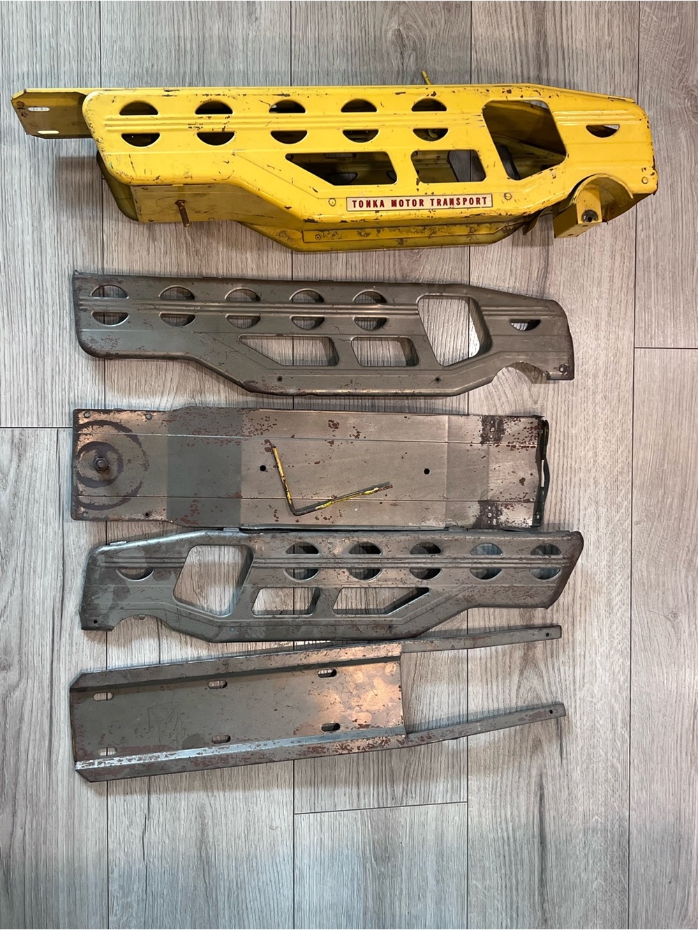 Vintage Tonka Car Hauler Carrier Trailer Parts For Restoration Or Custom